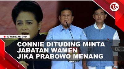 [Video] Pengamat Militer Connie Ungkap Prabowo hanya Jabat 2 Tahun