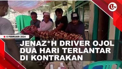 [Video] Tak Punya Biaya, Jenazah Driver Ojol Dua Hari Baru Dimakamkan
