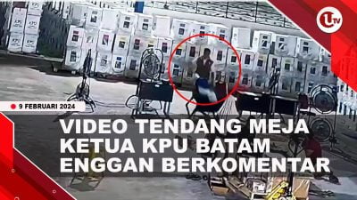 [Video] KPU Kepri Klarifikasi Video Ketua KPU Batam Tendang Meja