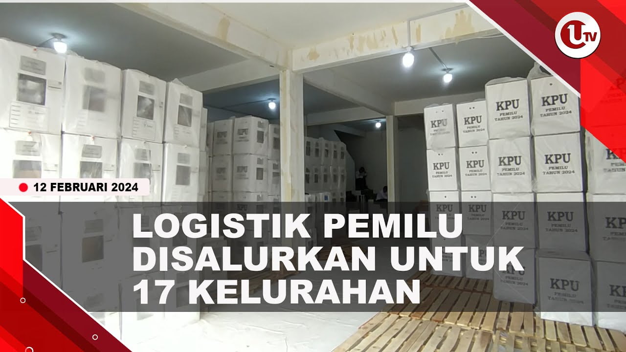 [Video] KPU Tanjungpinang Distribusikan Logistik Pemilu ke 17 Kelurahan