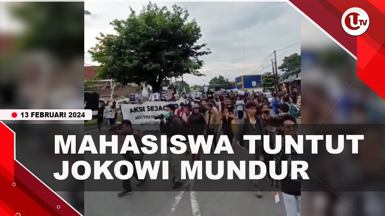 [Video] Mahasiswa Se-Yogyakarta Demo Tuntut Jokowi Mundur