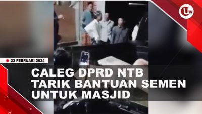 [Video] Kalah Pemilu, Caleg DPRD NTB Tarik Bantuan Semen Untuk Masjid