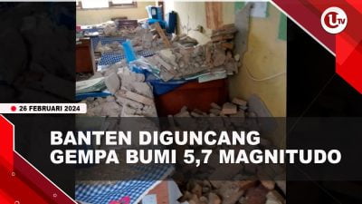 [Video] Gempa Bumi di Banten Terasa Hingga Jakarta