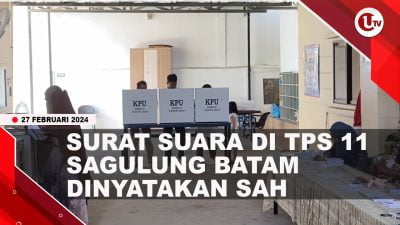 [Video] Ketua KPU Batam: Surat Suara Di TPS 11 Tidak Hangus