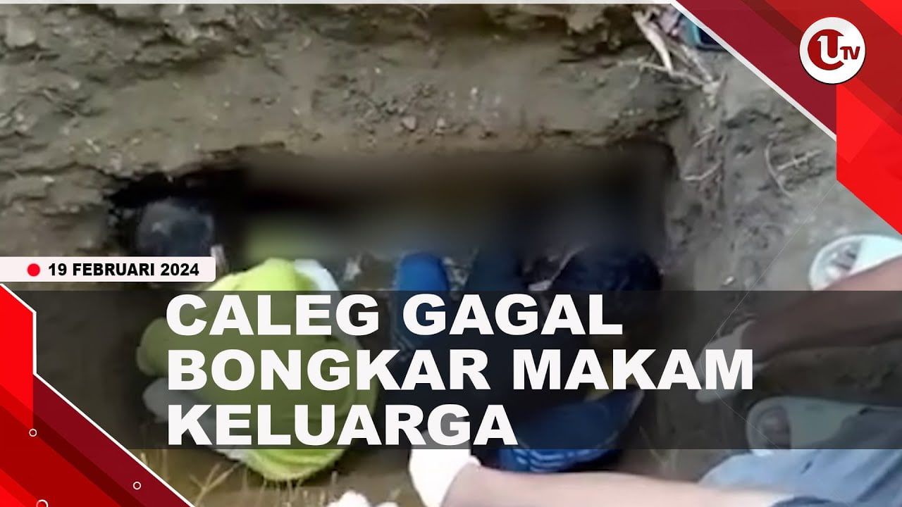 Kalah Pileg, Caleg Suruh Warga Bongkar Makam Keluarga Sendiri
