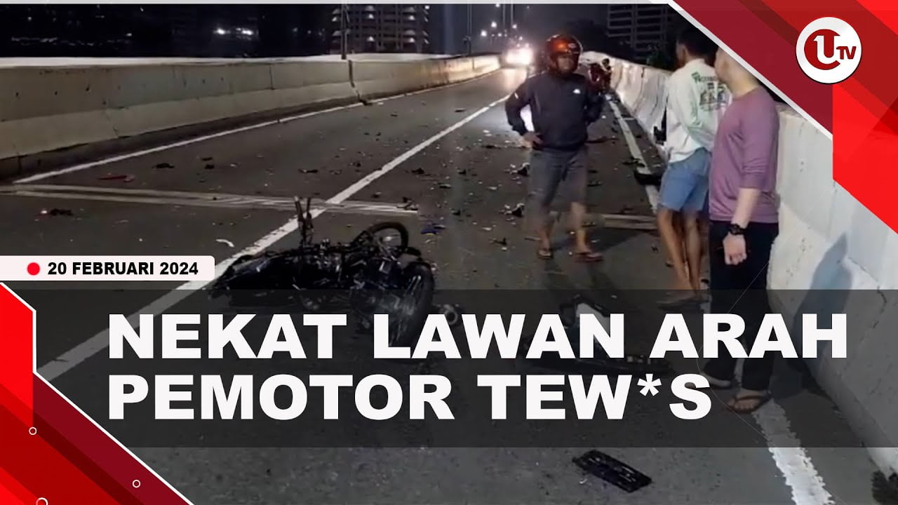 Pemotor Tewas Tertabrak Mobil