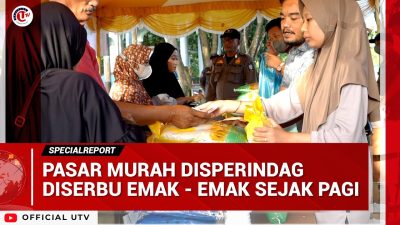 [Video] Pasar Murah Disperindag Diserbu Emak – Emak Sejak Pagi | U-NEWS SPESIAL REPORT
