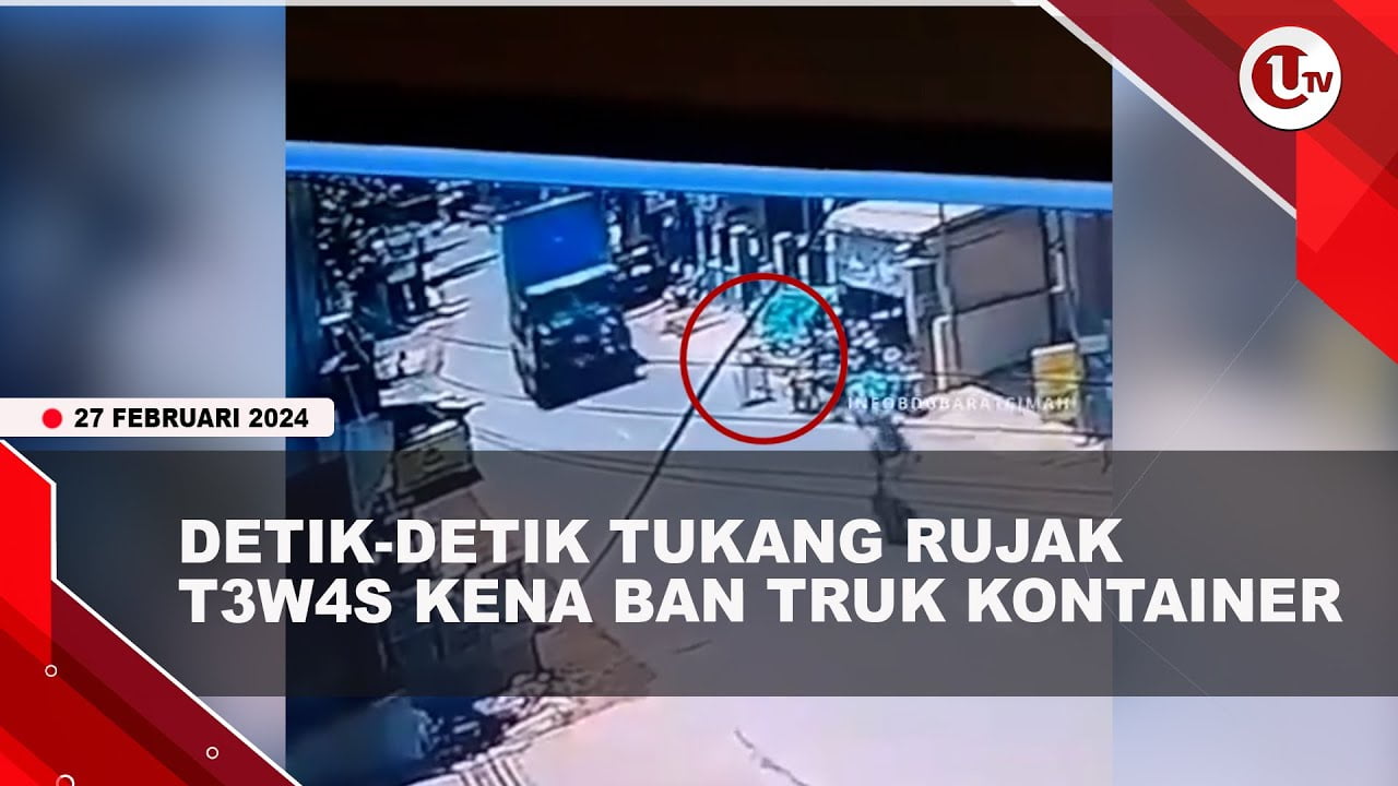 Naas, Tukang Rujak Tewas Kena Hantaman Ban Truk