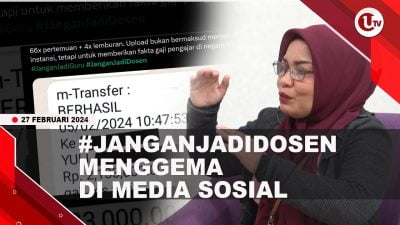 [Video] Dosen Umrah Dukung #Janganjadidosen