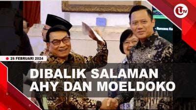 [Video] Begini Wajah AHY dan Moeldoko di Sidang Kabinet Indonesia Maju