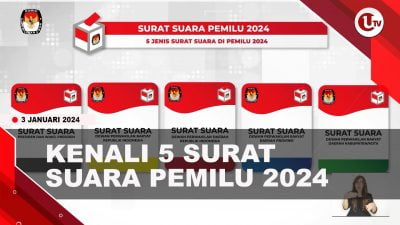 [Video] Ini 5 Jenis dan Warna Surat Suara Pemilu 2024