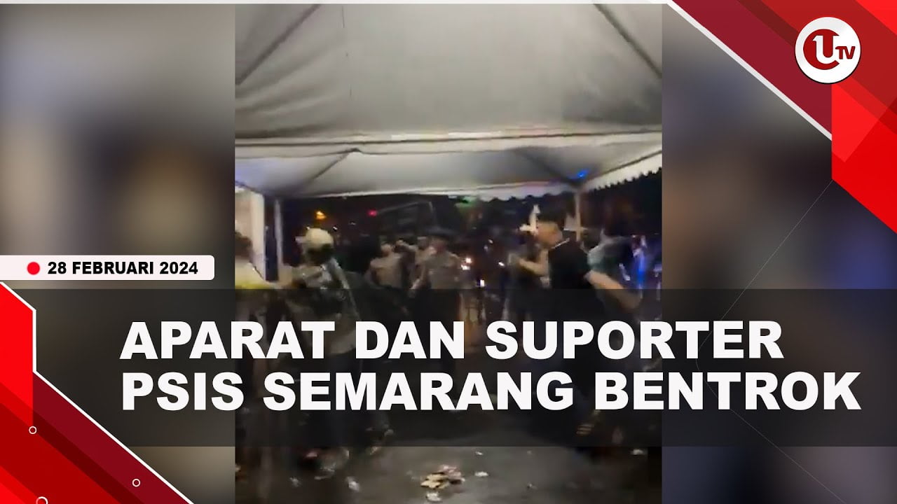 Aparat dan Suporter Bentrok Saat Laga Persib vs PSIS