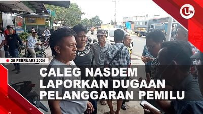 [Video] Caleg Nasdem Laporkan Dugaan Pelanggaran Pemilu ke Bawaslu Karimun