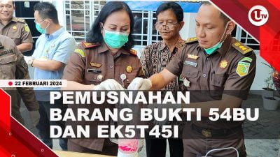 [Video] Kejari Tanjungpinang Musnahkan 191,2706 Gram Sabu