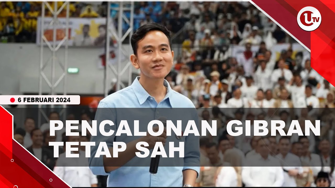 [Video] Pelanggaran Etik Ketua KPU Tak Pengaruhi Pencalonan Gibran