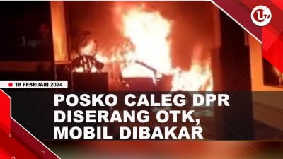 [Video] Posko Caleg DPR dari PKB Diserang OTK