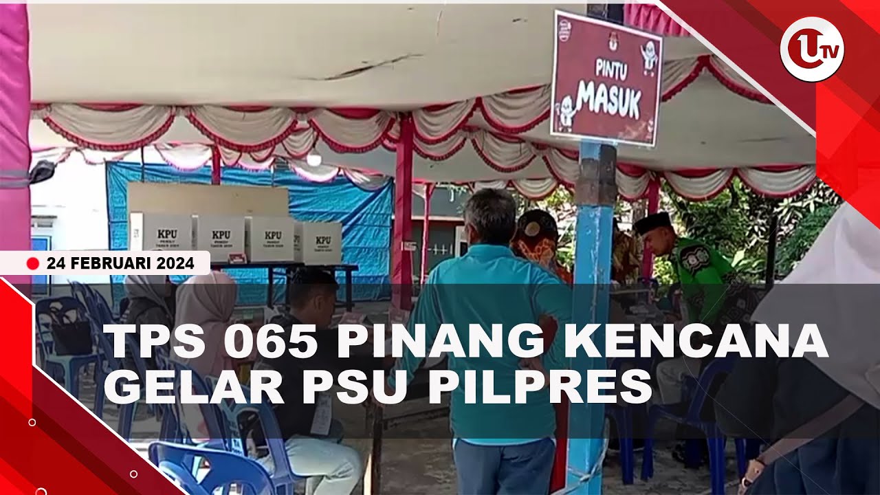 [Video] Masyarakat Antusias Gunakan Hak Pilih dalam PSU di TPS 065
