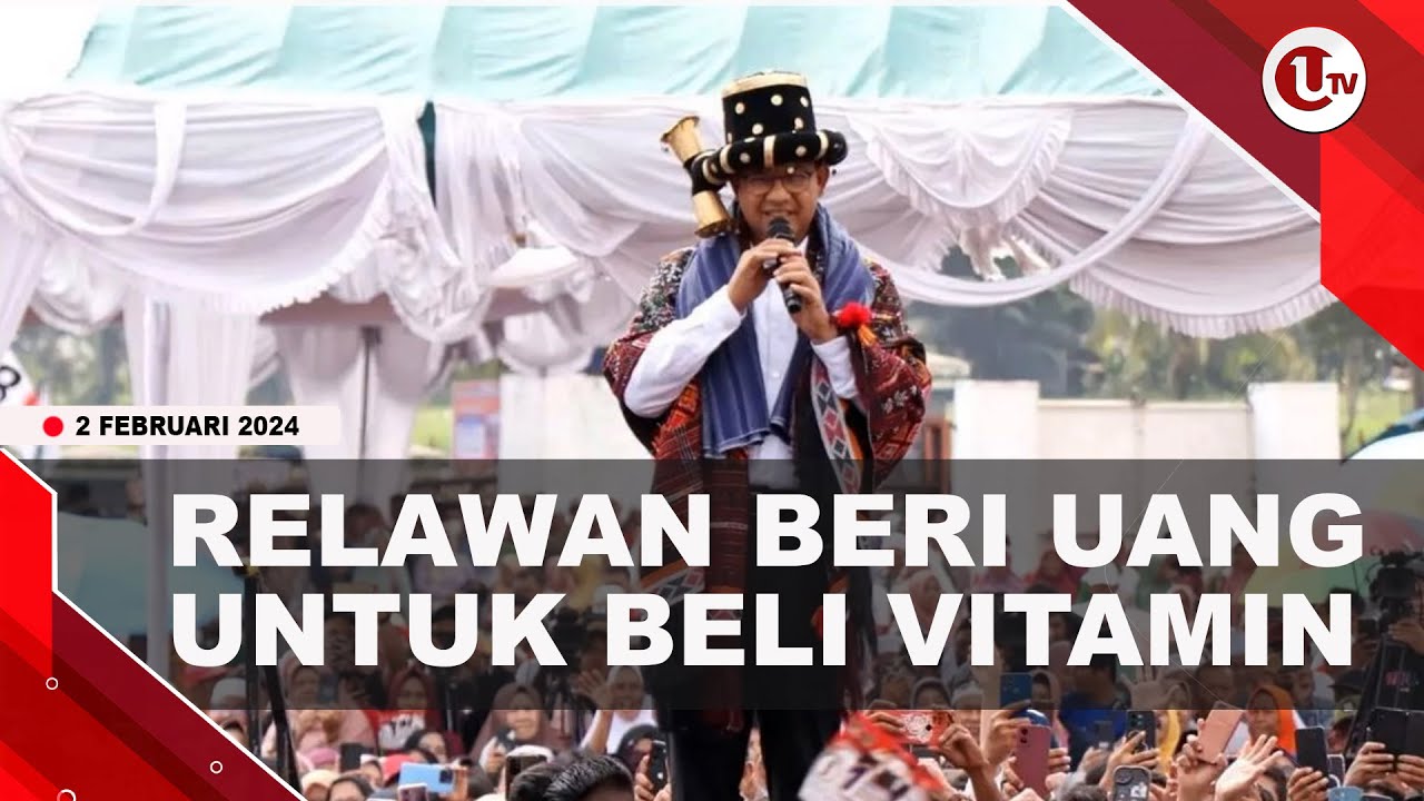 [Video] Momen Relawan Beri Uang ke Anies Untuk Beli Vitamin