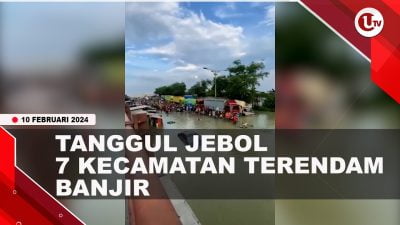 [Video] Imbas Tanggul Jebol, 30 Desa di Demak Terendam Banjir