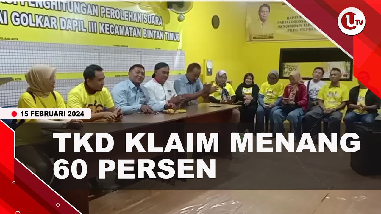 [Video] TKD Prabowo-Gibran Bintan Klaim Menang 60 Persen