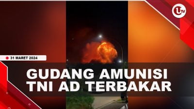 [Video] Ledakan Dahsyat di Gudang Peluru Armed TNI AD