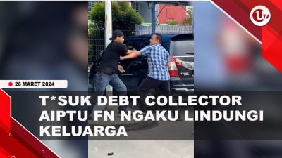 [Video] Polisi Tusuk Debt Collector Ngaku Lindungi Anak Dan Istri