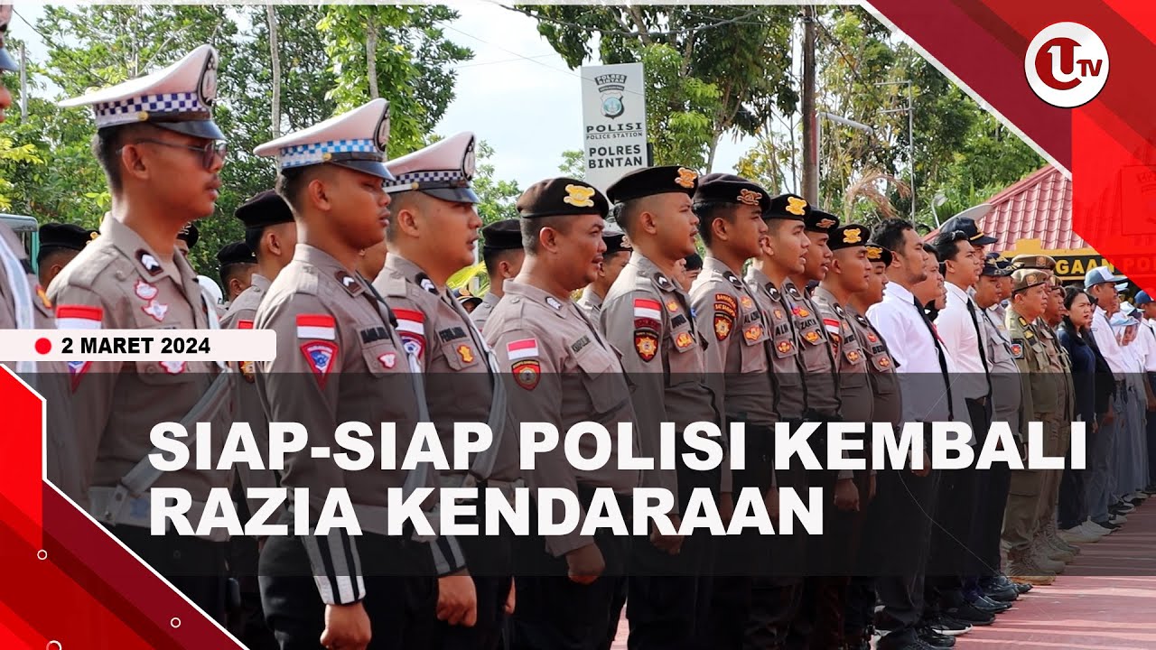 POLRES BINTAN ATENSI KENDARAAN BODONG HINGGA LAKA LANTAS