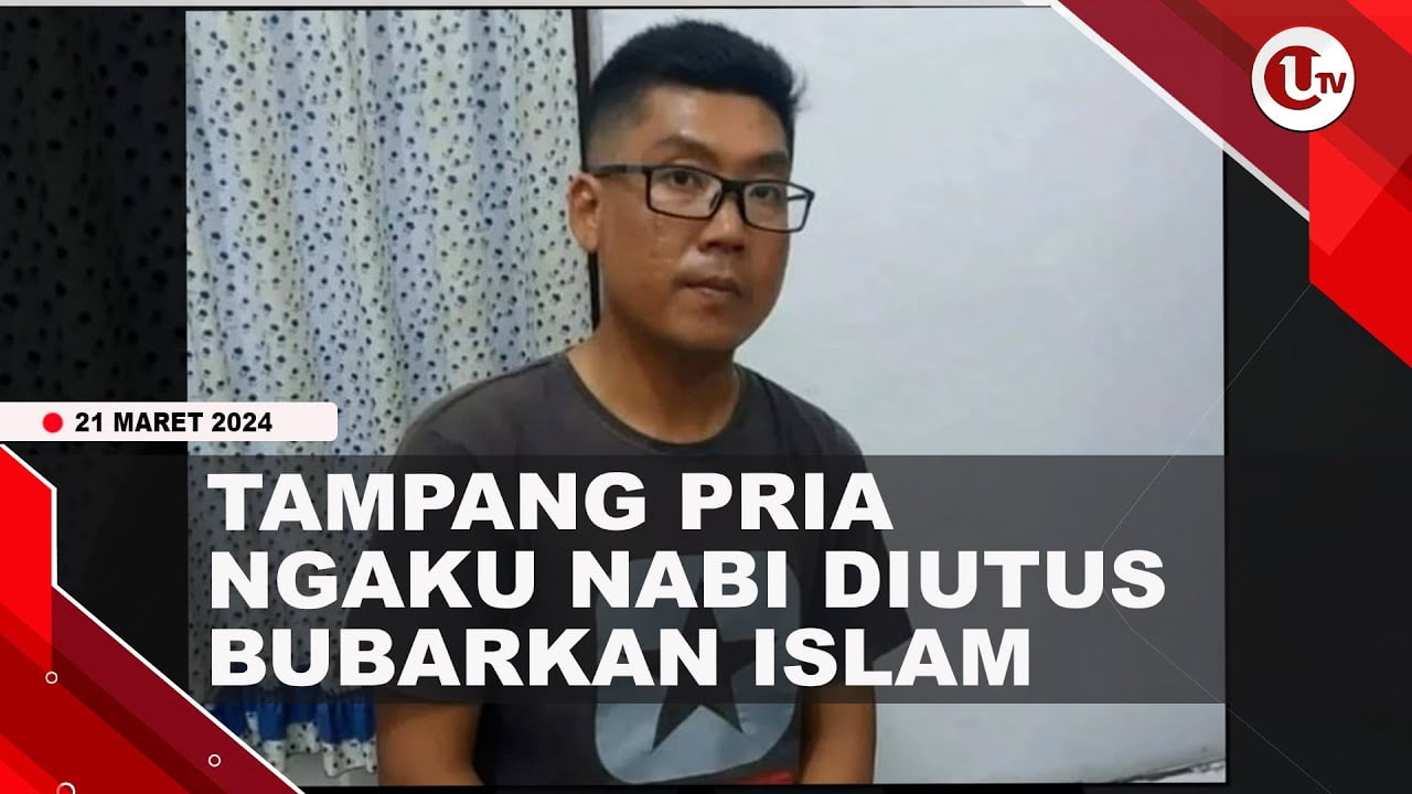 [Video] Polisi Tangkap Pria Ngaku Nabi Diutus Untuk Bubarkan Islam