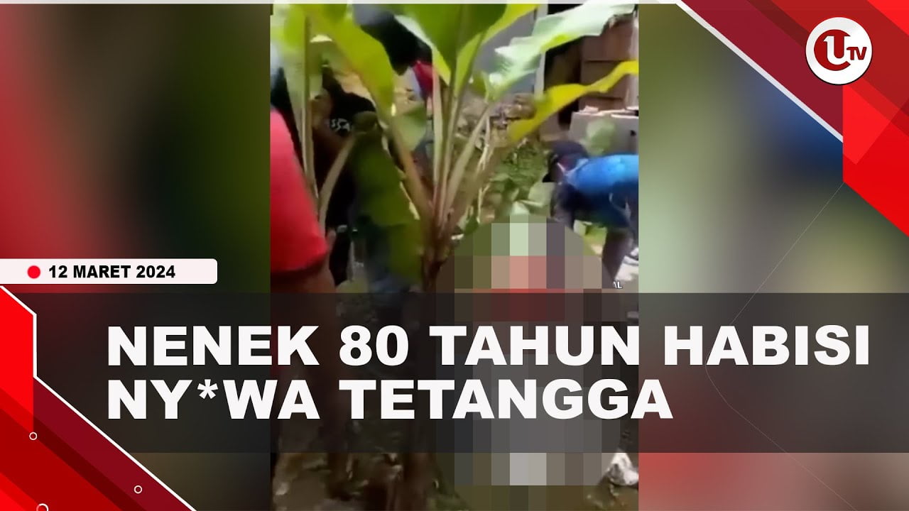 [Video] Masalah Utang, Nenek 80 Tahun Habisi Nyawa Tetangga