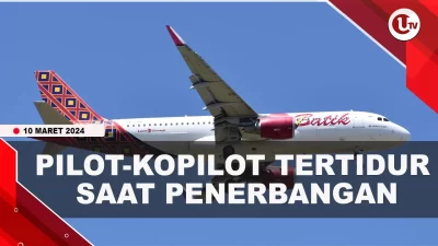 [Video] Kronologi Pilot dan Kopilot Tertidur Hingga Pesawat Keluar Jalur