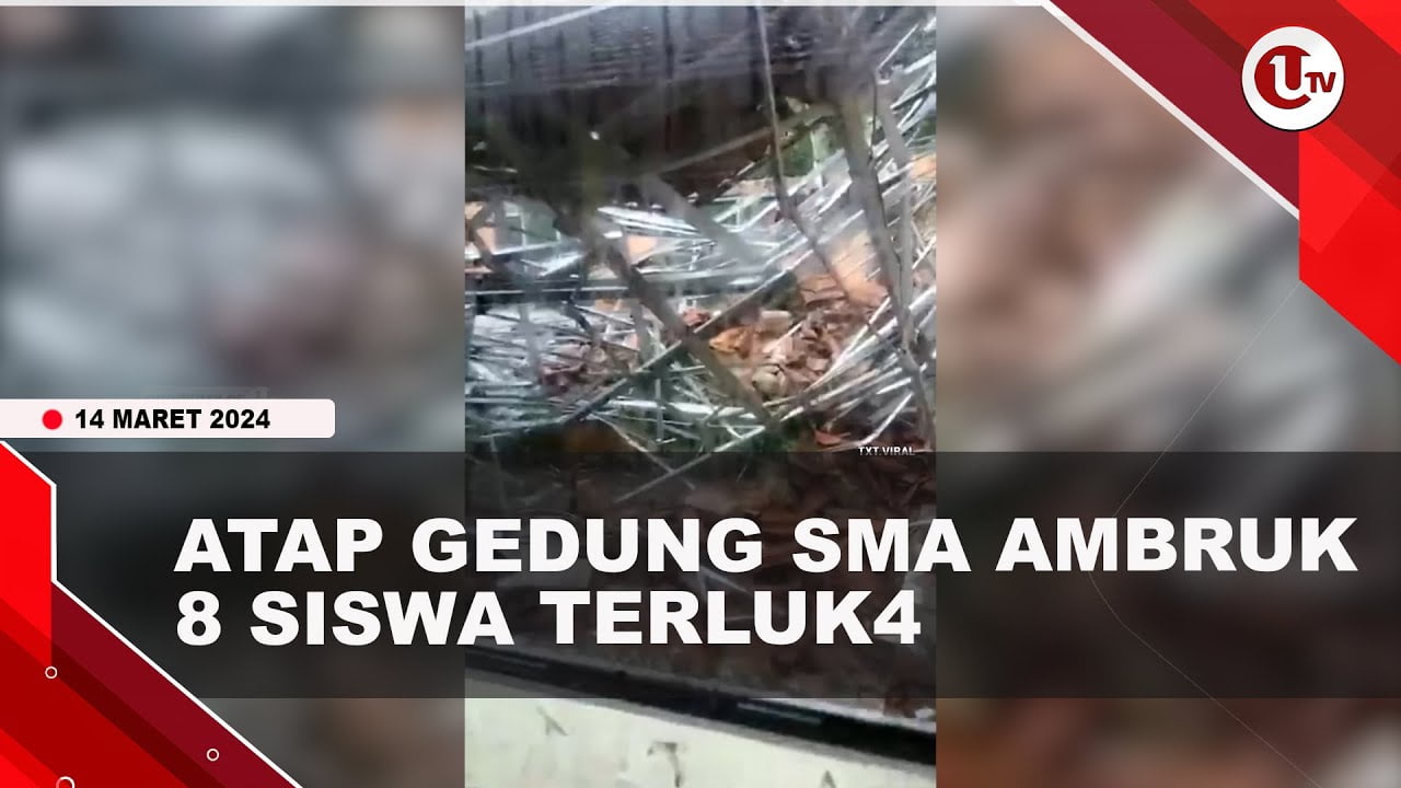 [Video] Atap Gedung Sma Di Ciampea Bogor Ambruk