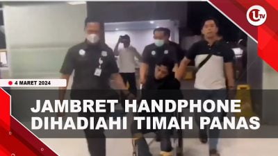 [Video] Kabur Saat Ditangkap, 2 Jambret Handphone Dihadiahi Timah Panas