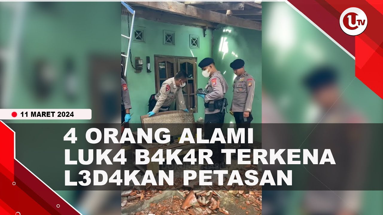 [Video] 4 Orang Dilarikan Ke Rumah Sakit Terkena Ledakan Petasan