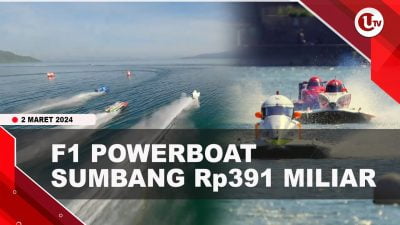 [Video] Kemenparekraf Jamin F1 Powerboat Danau Toba 2024 Spektakuler