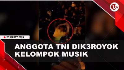 [Video] Anggota TNI Dikeroyok 2 Kelompok Pemain Musik Tradisional