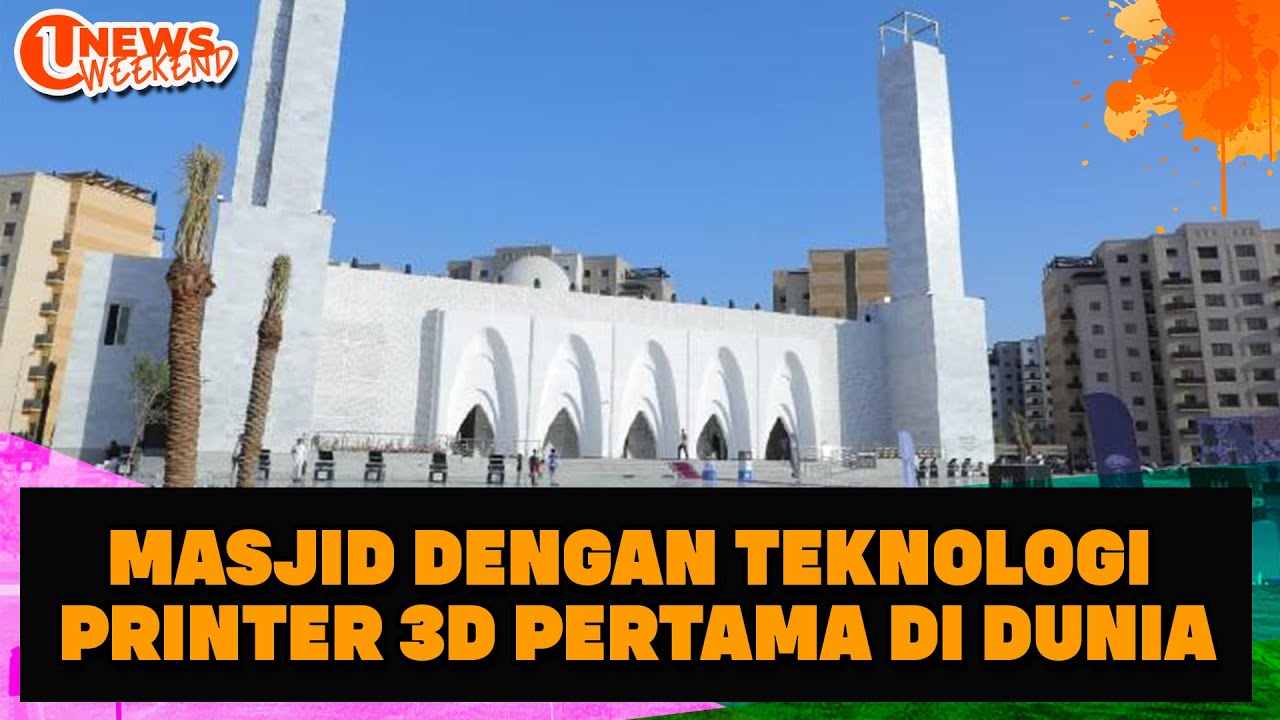 ARAB SAUDI BUAT MASJID DARI PRINTER 3D PERTAMA DI DUNIA