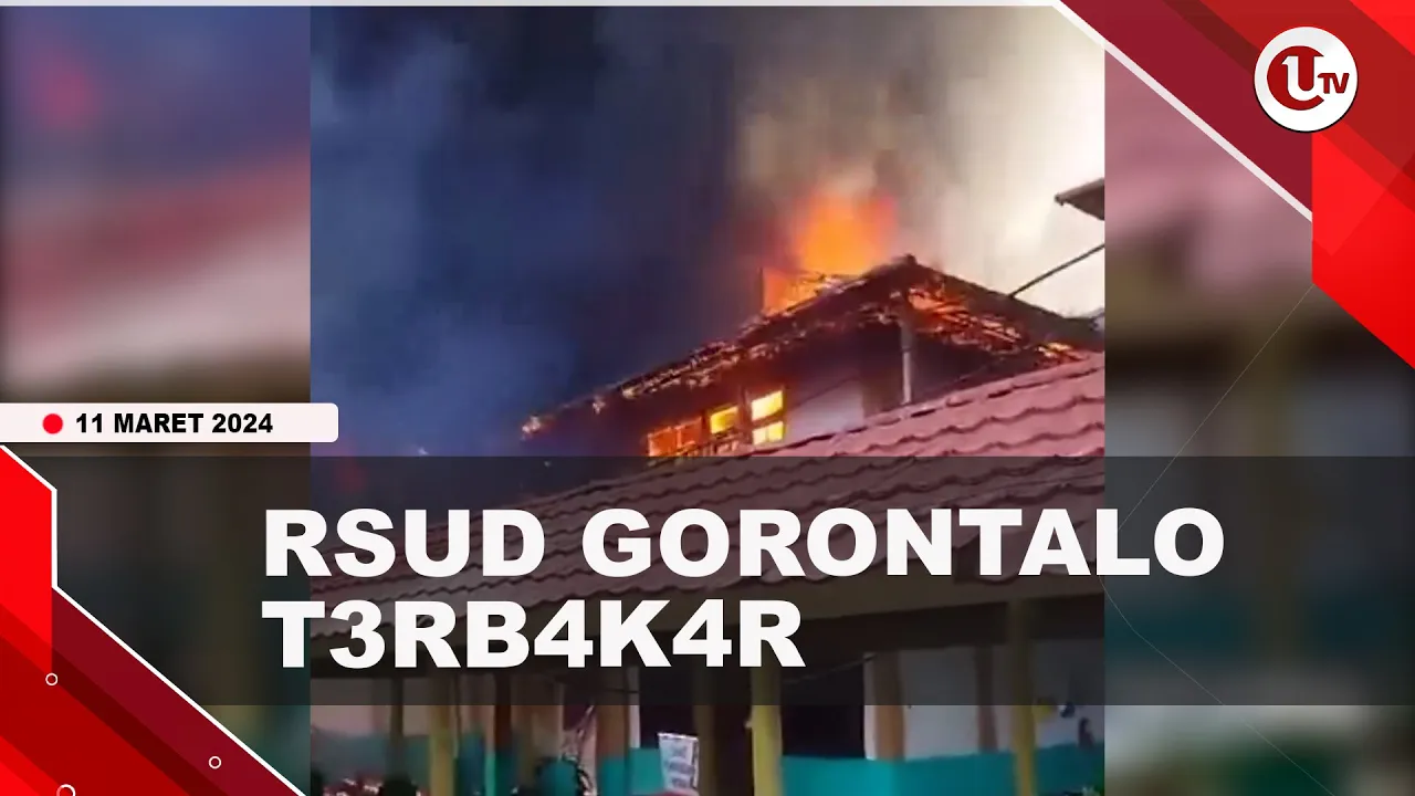 RSUD Gorontalo Kebakaran, Pasien Dievakuasi ke Luar