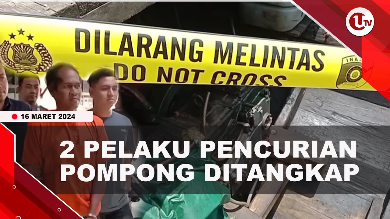 PENCURI DAN PENADAH POMPONG DIRINGKUS POLISI