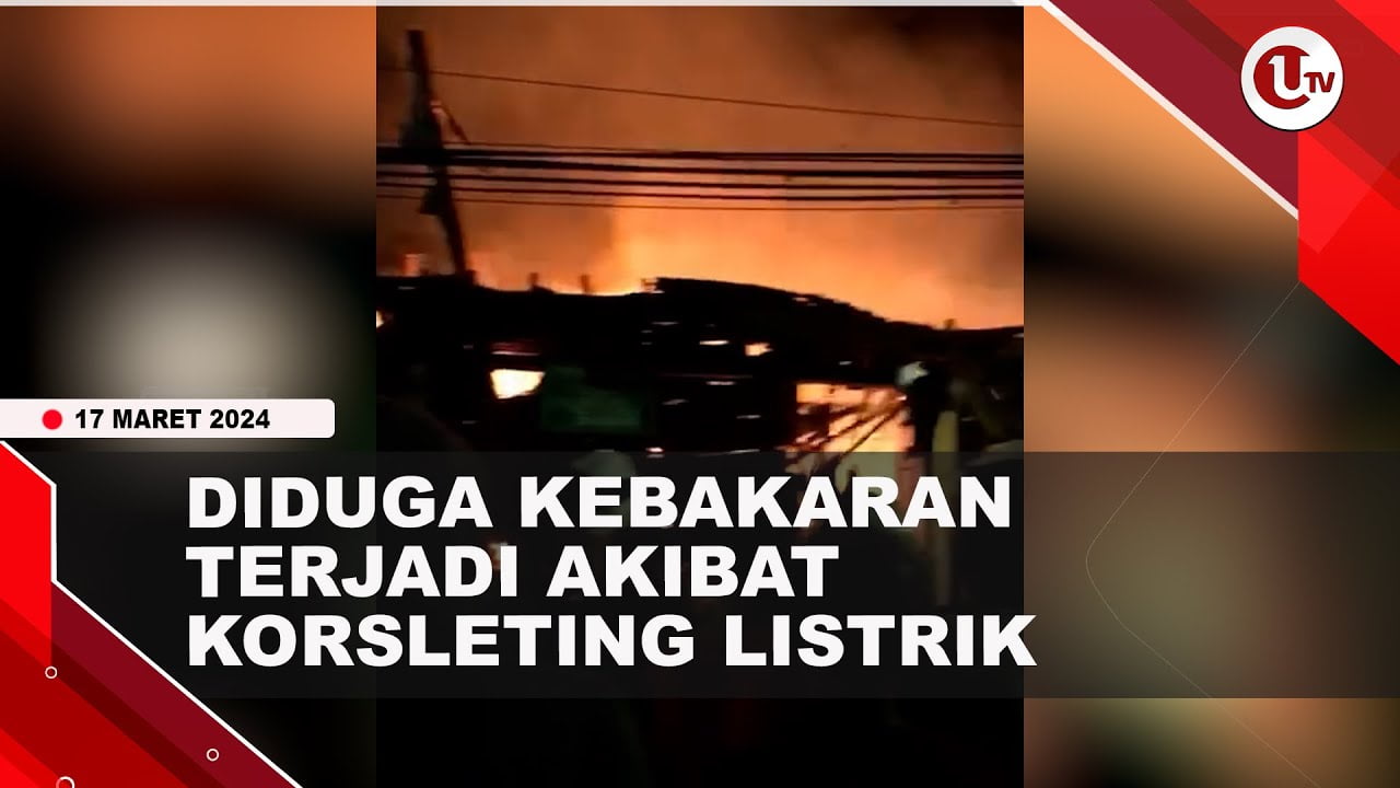 75 PETAK KONTRAKAN DAN 20 RUMAH HANGUS TERBAKAR
