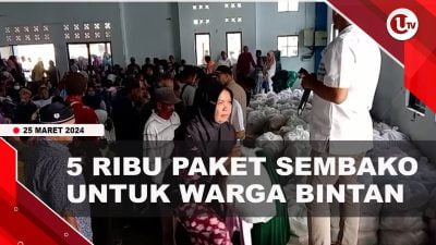 [Video] Pemprov Kepri Bagikan 5 Ribu Paket Sembako