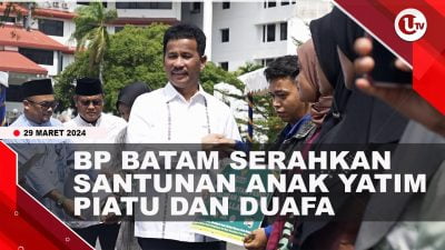 [Video] Indahnya Berbagi, BP Batam Serahkan Santuan Anak Yatim Piatu