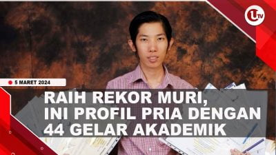 [Video] Ini Sosok Welin Kusuma, Pria Surabaya Pemegang 44 Gelar Akademik