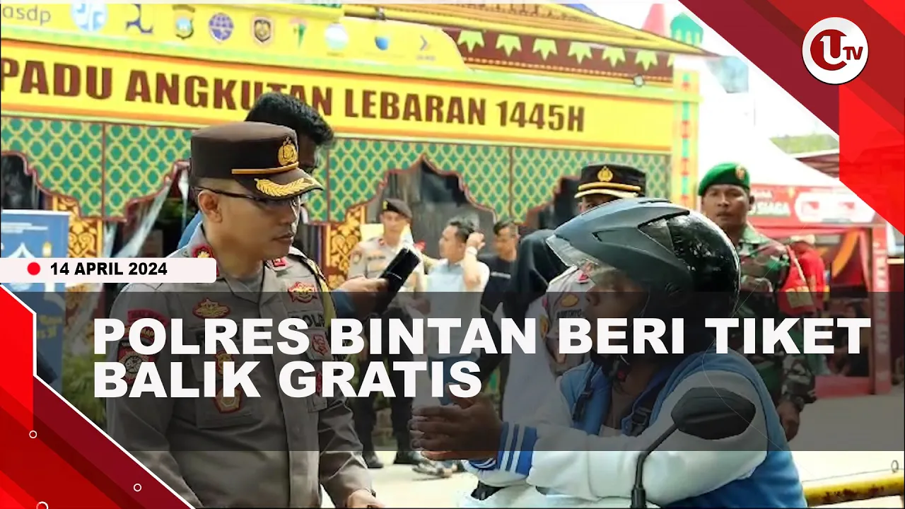 KAPOLRES BINTAN BERI TIKET BALIK GRATIS TUJUAN BATAM