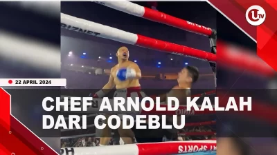 [Video] Tanding Tinju, Chef Arnold Kalah TKO Dari Codeblu