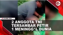 [Video] 2 Anggota TNI Tersambar Petir Depan Pintu Mabes TNI
