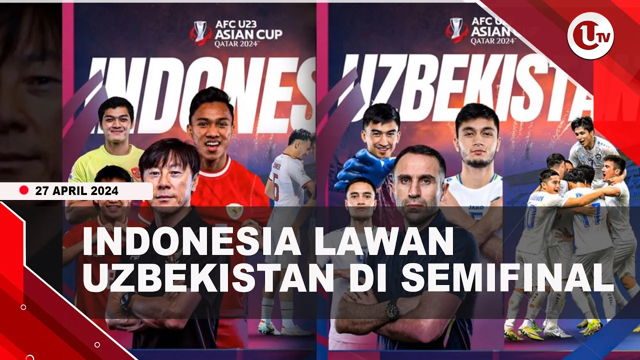 JADWAL SEMIFINAL PIALA ASIA, INDONESIA VS UZBEKISTAN
