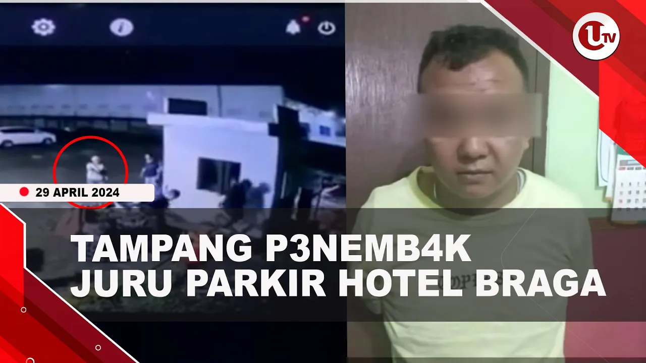 [Video] Polisi Tangkap Penembak Juru Parkir Hotel Braga