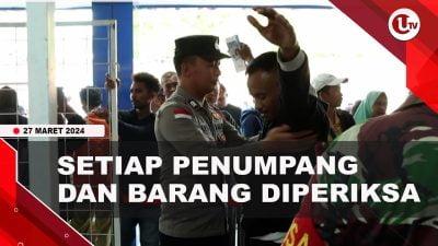 [Video] Polres Bintan Periksa Penumpang Dan Barang Bawaan