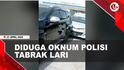 [Video] Tak Sabar Antre di Tol, Diduga Oknum Polisi Tabrak Lari