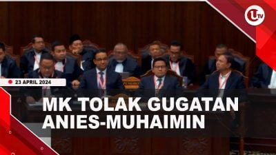 [Video] MK Tolak Gugatan Anies-Muhaimin Dan Ganjar-Mahfud